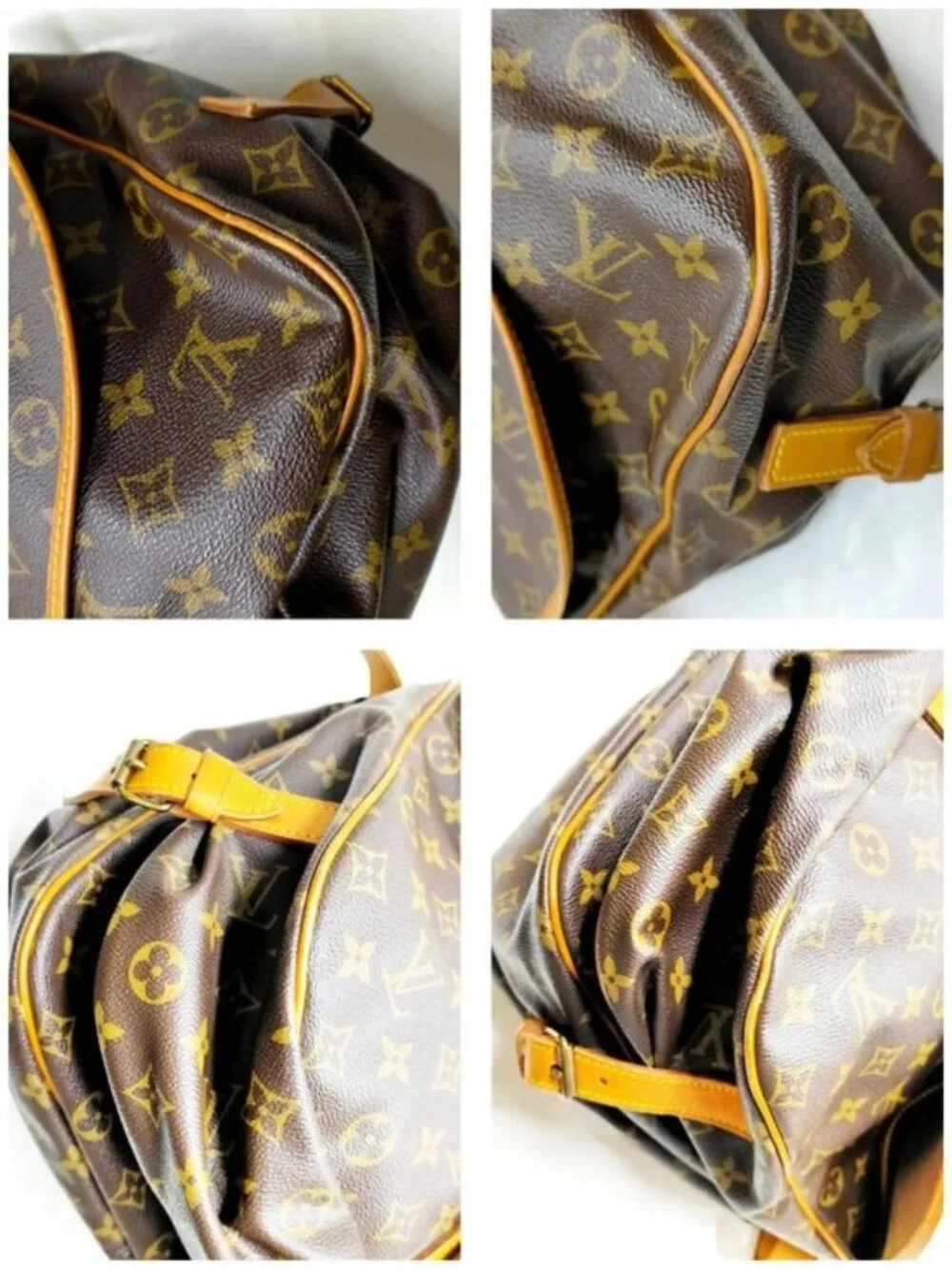 Authentic Louis Vuitton Saumur 35 Monogram Crossbody Bag